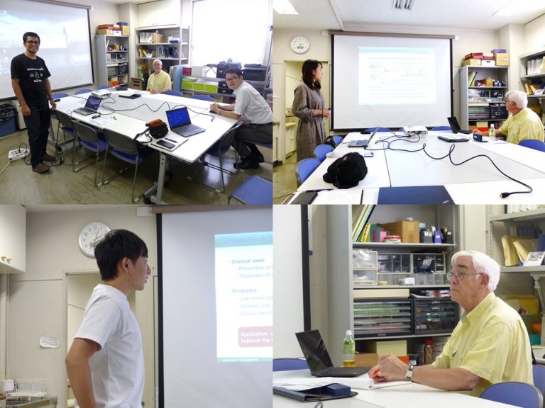 Prof. Robert K. Prud’homme (Princeton University)とのディスカッションを行いました！ 静県大・薬・薬剤学（尾上研）